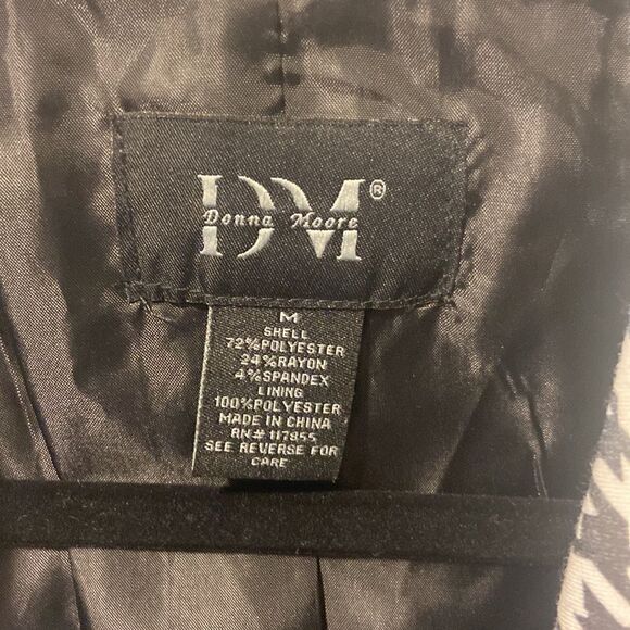 Black and cream houndstooth jacket - Picture 2 of 7